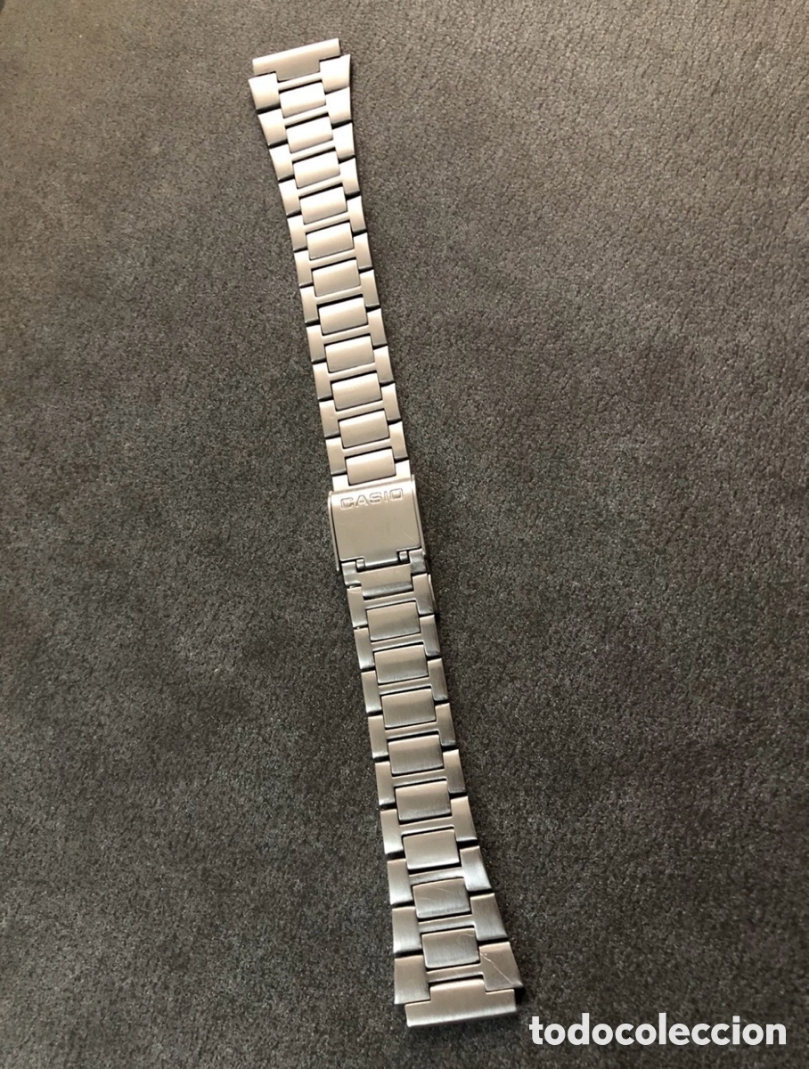 Recambios de relojes: ✅ Pulsera Correa CASIO para Reloj 18 Mm Acero
