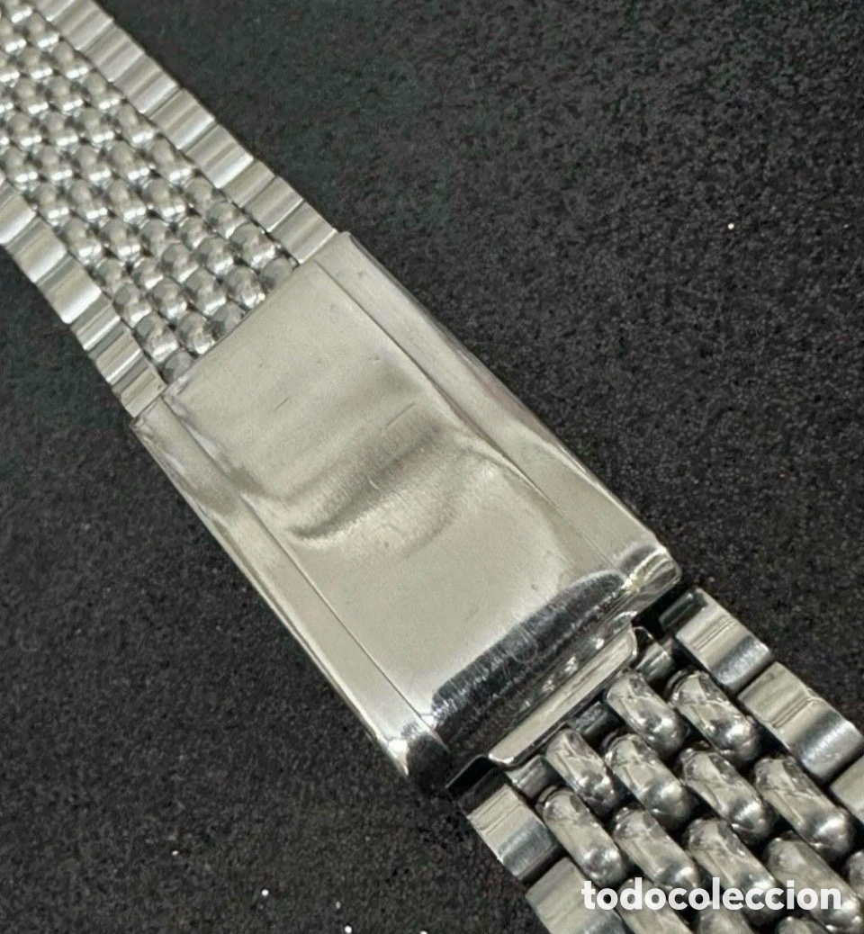 Recambios de relojes: Antiguo Brazalete PRIMA-PLANA 18mm MOD. UTIUDAD 147167 STAINLESS STEEL Como Nuevo