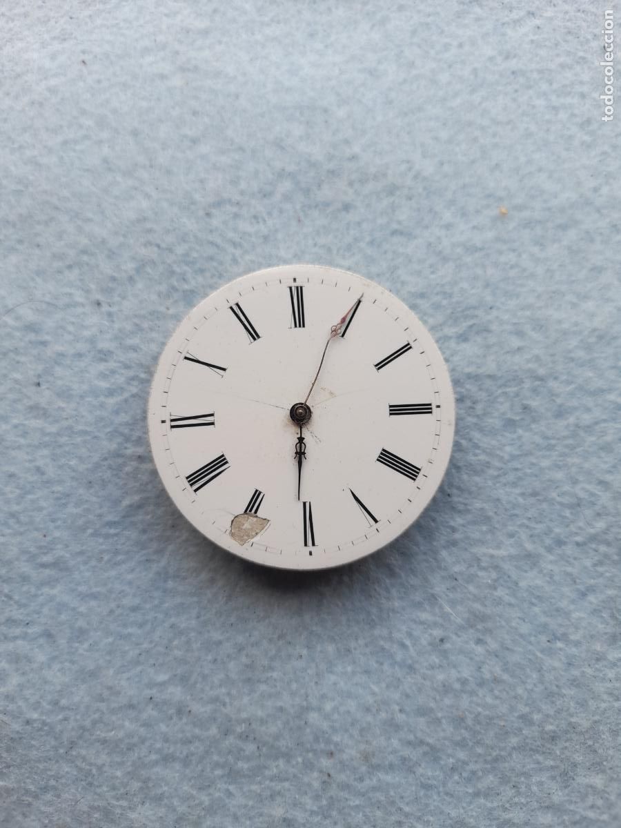 Recambios de relojes: M&aacute;quina para Reloj de Bolsillo Antiguo.