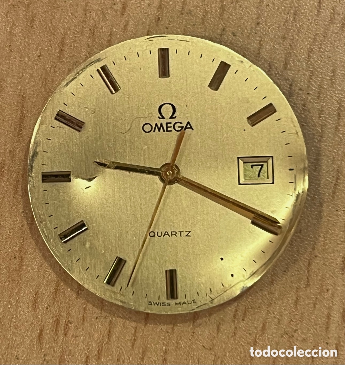 Recambios de relojes: ESFERA Y MAQUINARIA DE RELOJ OMEGA QUARTZ