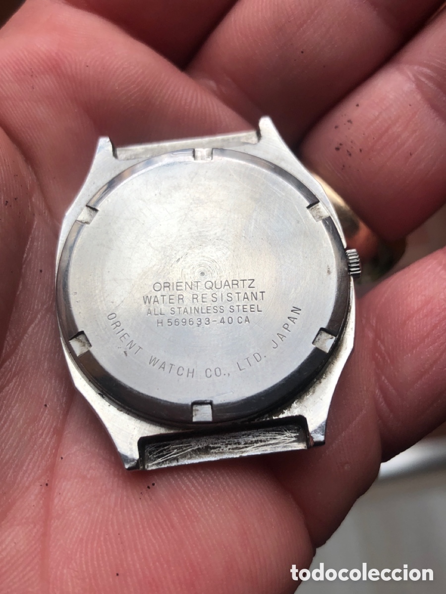 Recambios de relojes: Reloj orient Quartz vintage - Foto 8
