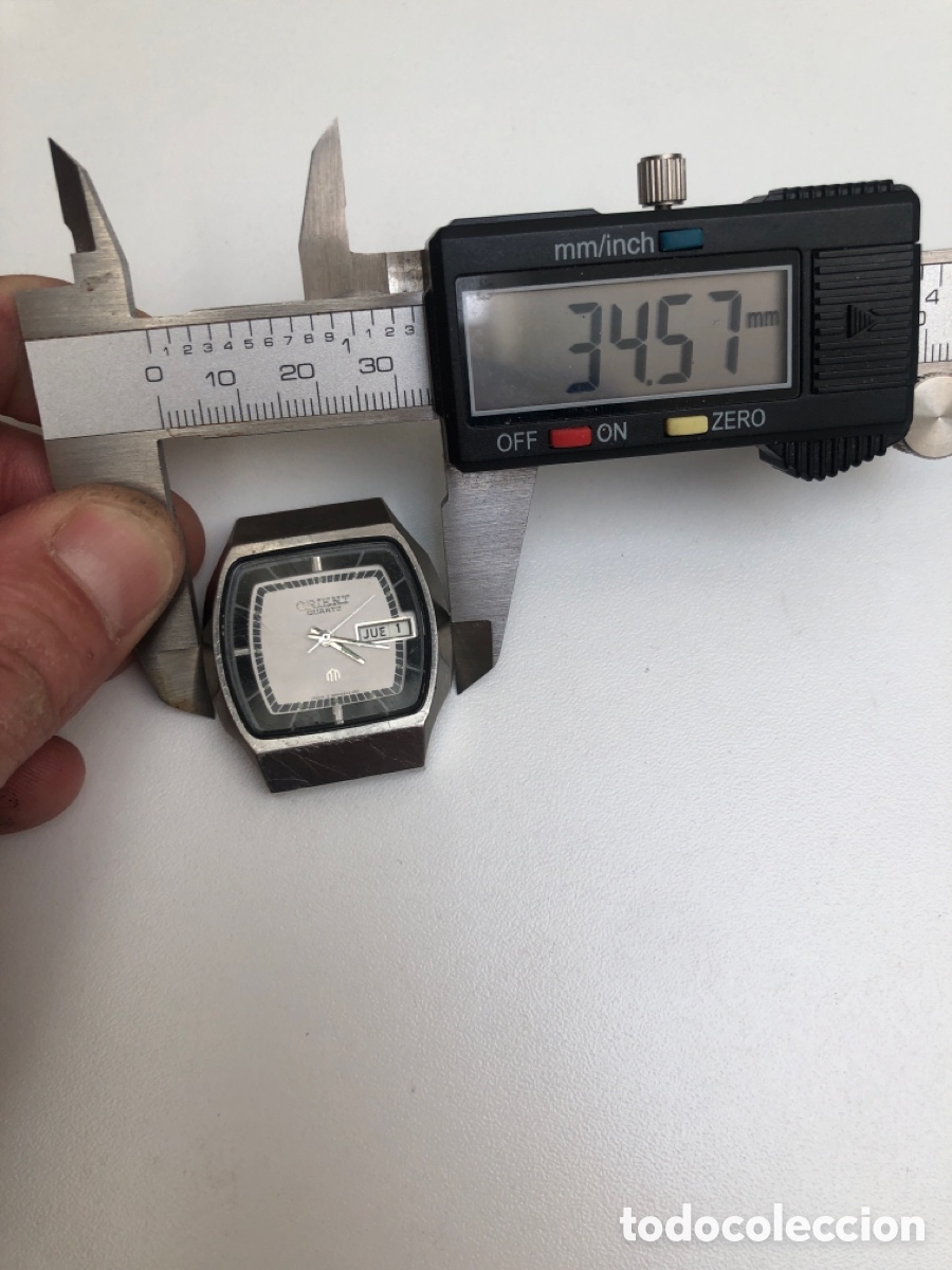 Recambios de relojes: Reloj orient Quartz vintage - Foto 9