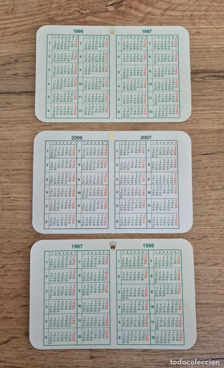 Recambios de relojes: Original ROLEX Calendarios x3