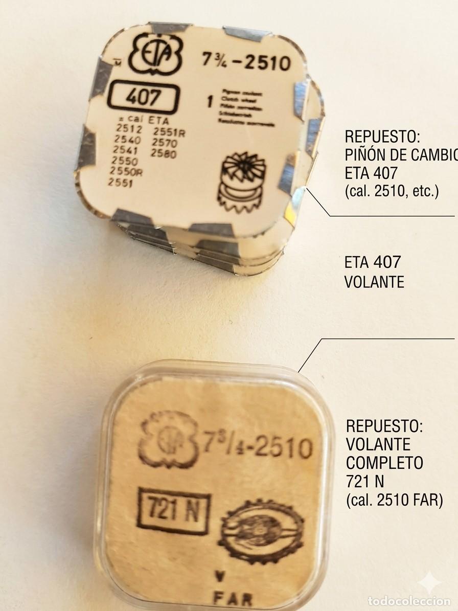 Recambios de relojes: Respuestos m&aacute;quina ETA 2510