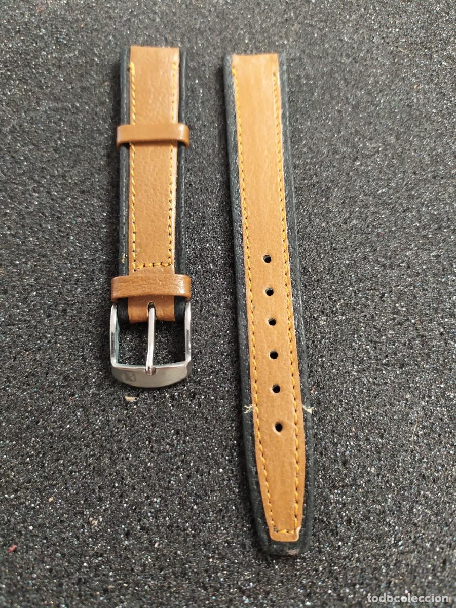 Recambios de relojes: CORREA RELOJ PIEL CUERO MARRON NUEVA 16mm**LIQUIDACION**-PULSERA RELOJ-
