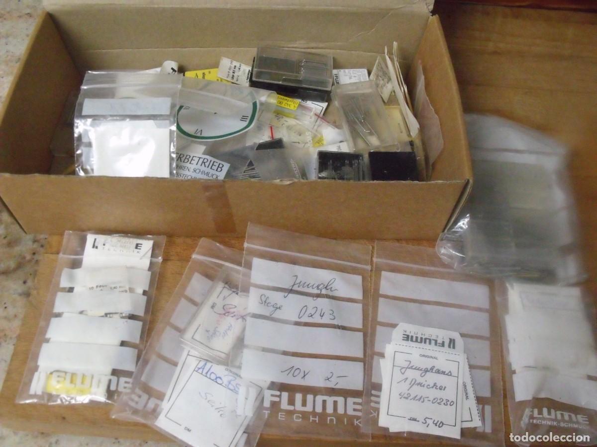 Recambios de relojes: GRAN LOTE DE PIEZAS DE RELOJERIA MECANICA PARA RELOJES PULSERA-LOTE 663