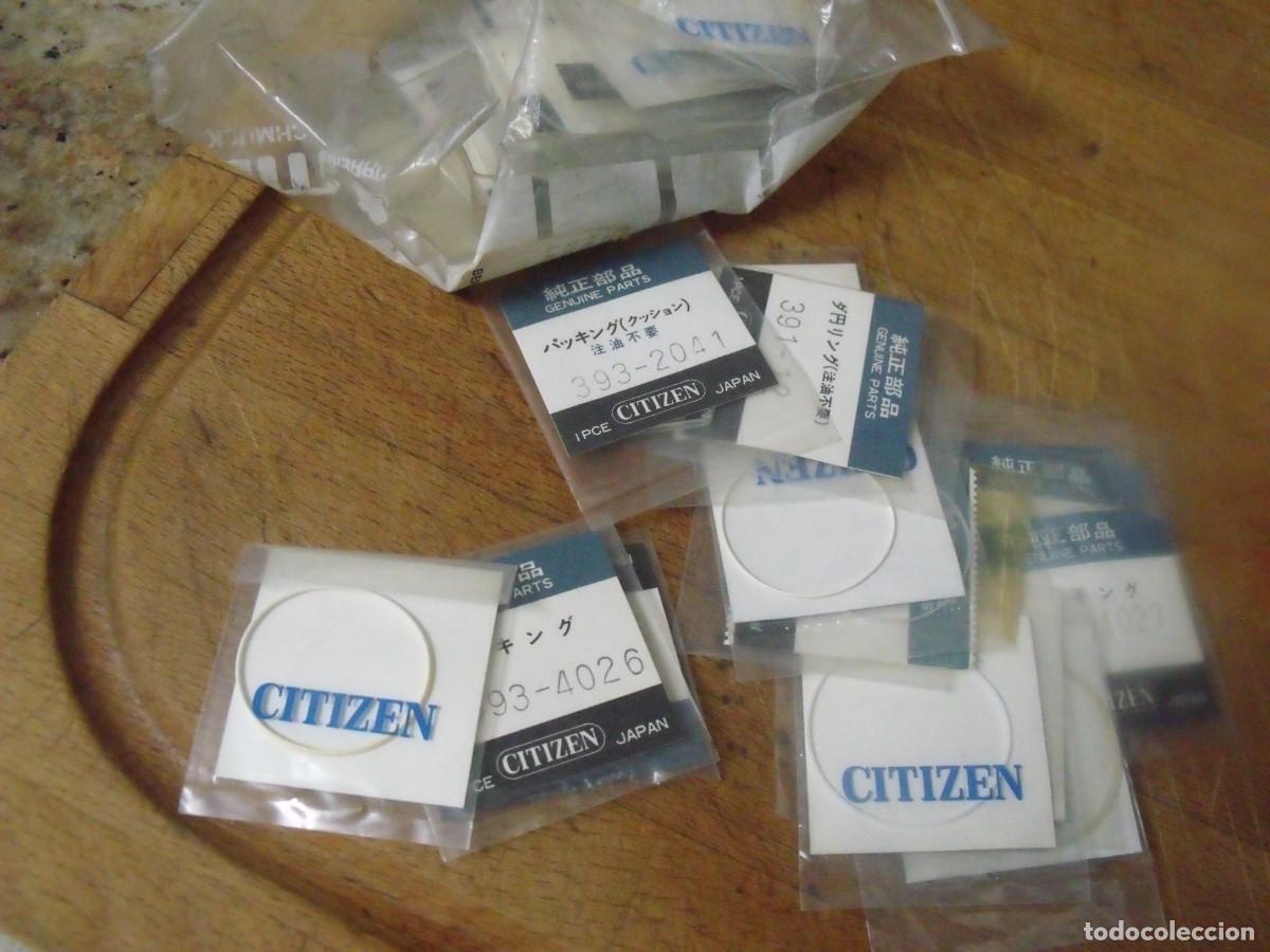 Recambios de relojes: GRAN LOTE DE JUNTAS CITIZEN-LOTE 663