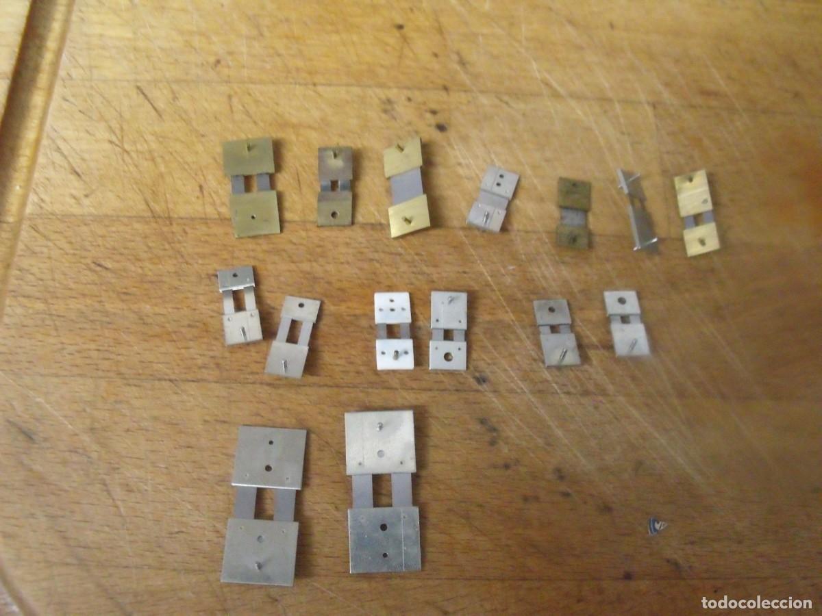 Recambios de relojes: GRAN LOTE-15 SUSPENSIONES- PARA TODA CLASE DE RELOJES DE PARED Y GRANDES DE PESAS-LOTE 663