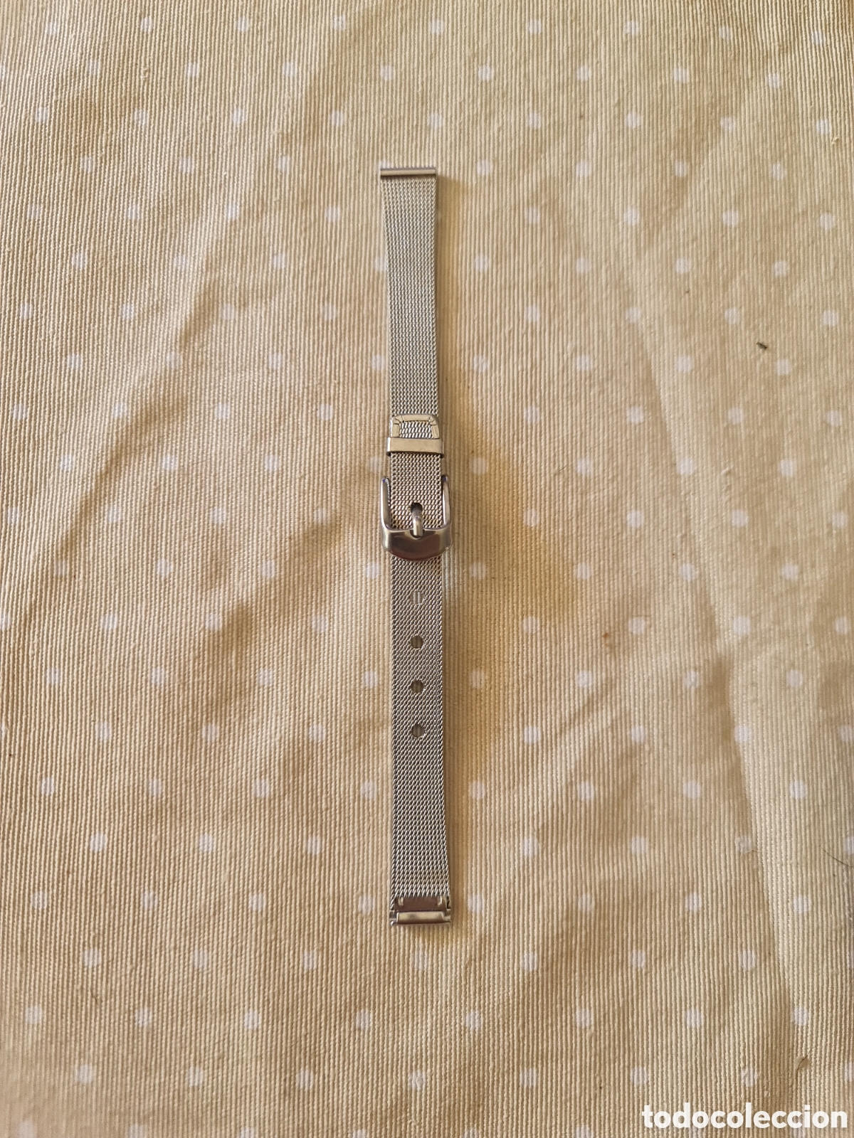 Recambios de relojes: Malla Milanesa 10mm Acero Inoxidable (Plata/Vintage)&rdquo;