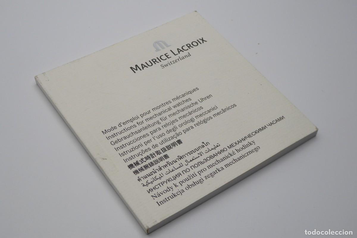 Recambios de relojes: Maurice Lacroix Intructions for use booklet