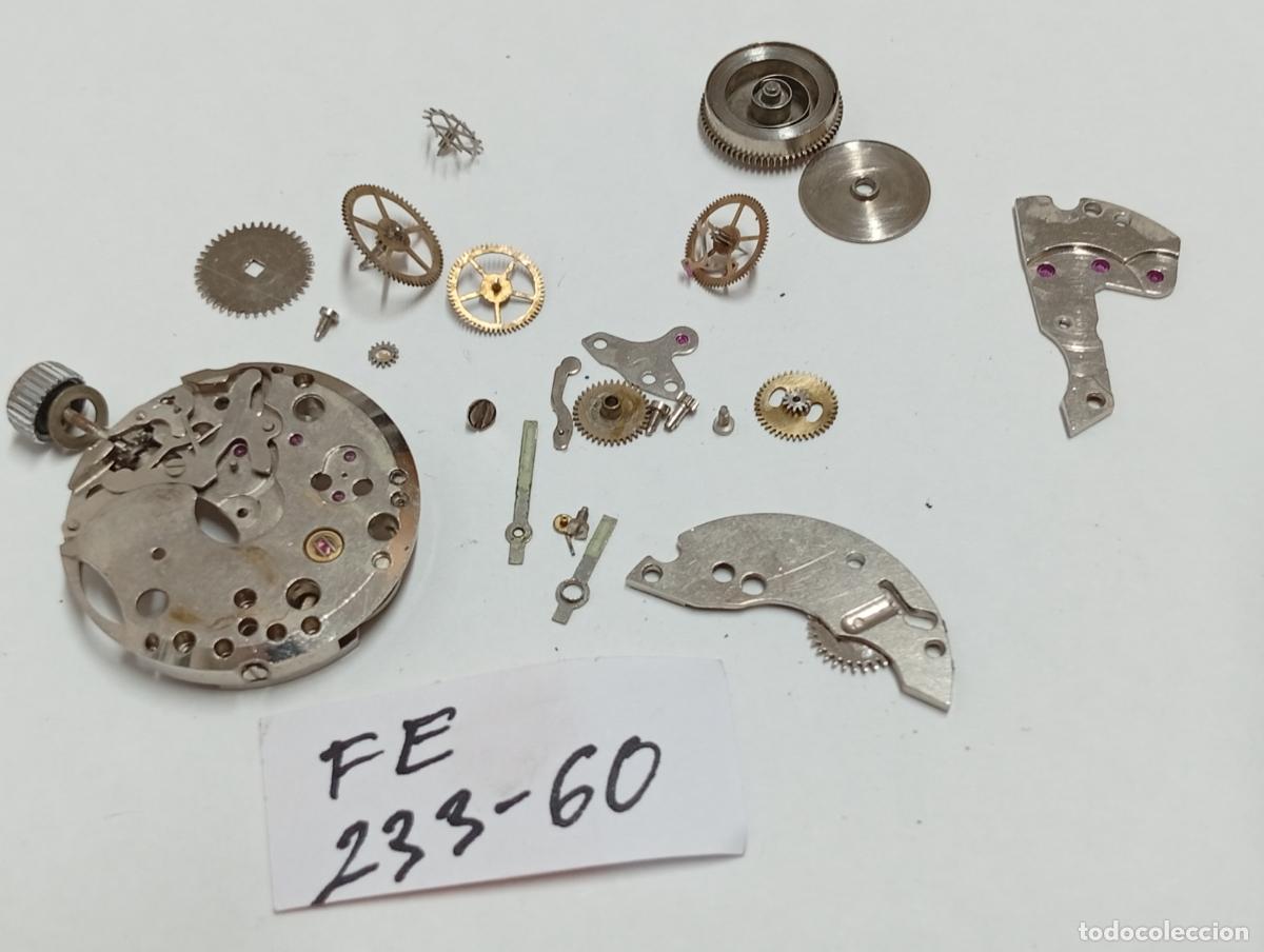 Recambios de relojes: Fef 233 60. Restos de mecanismo