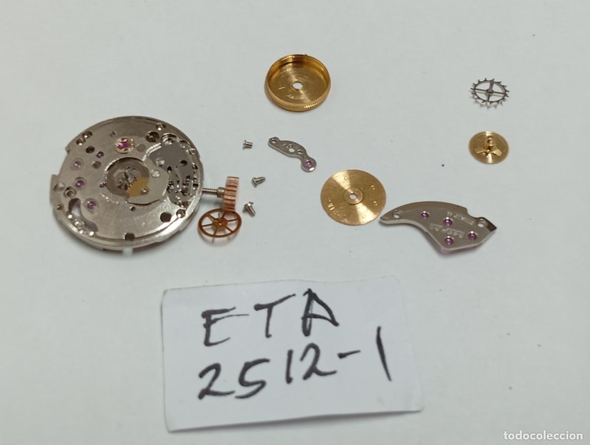 Recambios de relojes: Eta 2512. Restos de mecanismo