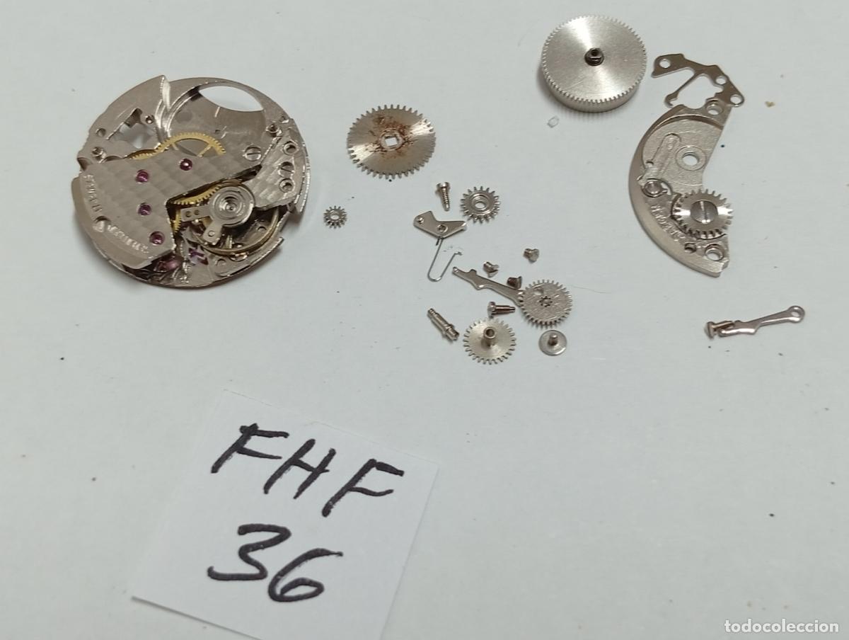 Recambios de relojes: Fhf 36. Restos de mecanismo
