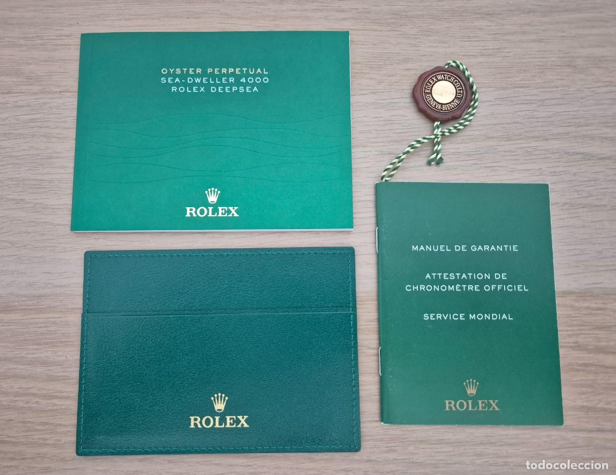 Recambios de relojes: Original ROLEX Sea Dweller 4000 Deepsea Set 2014 Italiano