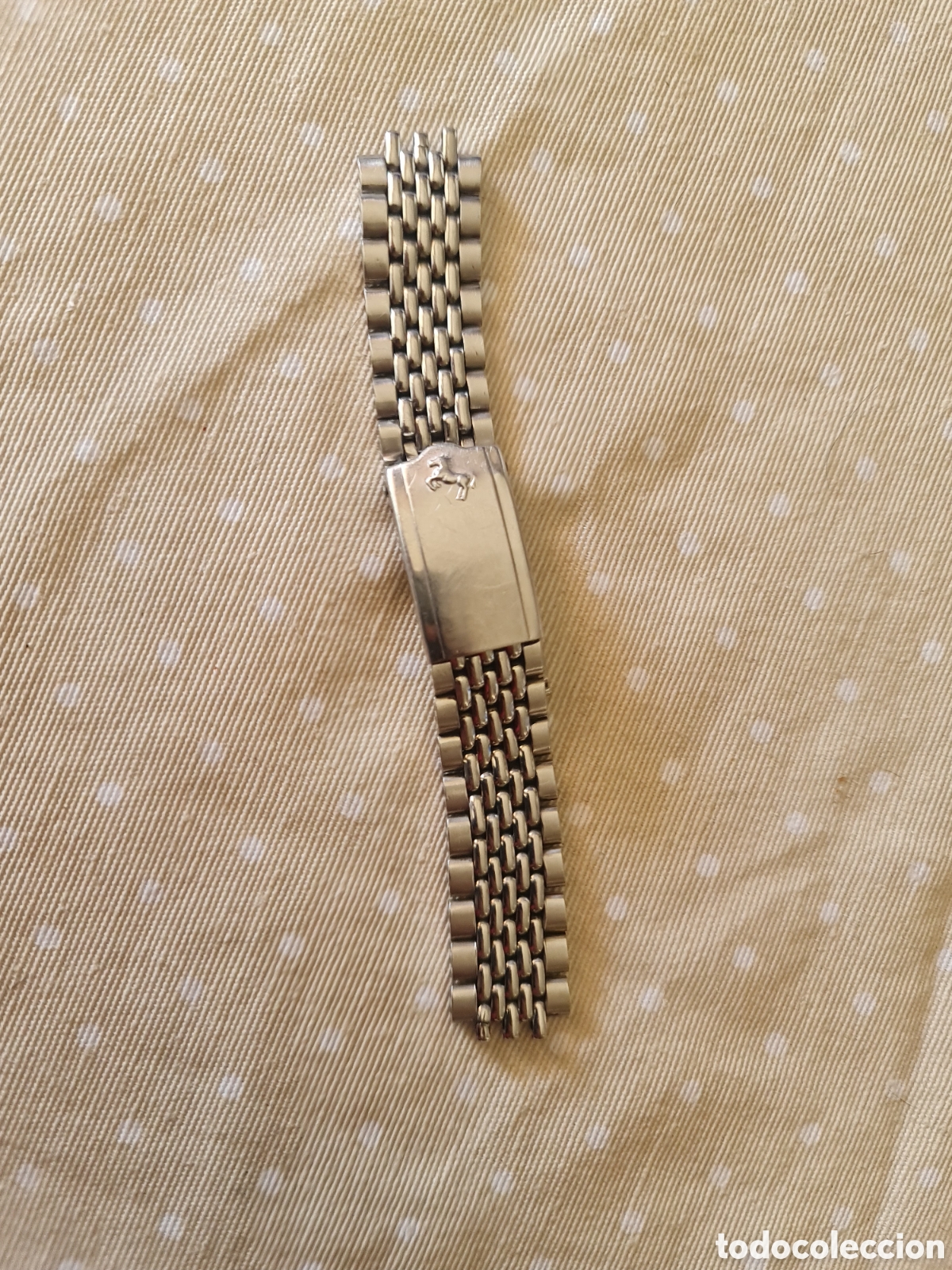 Recambios de relojes: Vintage AGON &rdquo;Beads of Rice&rdquo; &ndash; Acero Inoxidable - 18mm/19mm - Impecable