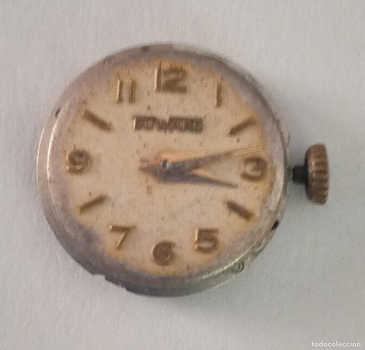 Recambios de relojes: MAQUINARIA RELOJ DUWARD 4027 CARGA MANUAL 15 RUBIS