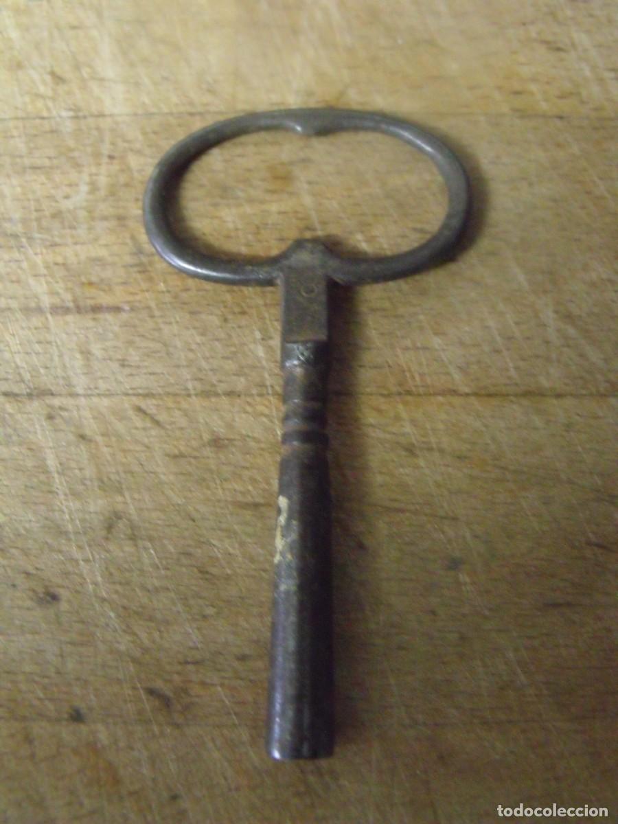 Recambios de relojes: 1 llave de forja del n&ordm; 10 para maquinarias alfonsinas y relojes de pared-lote 664