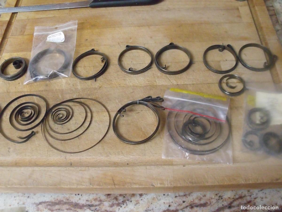 Recambios de relojes: 20 muelles reales a estrenar- 3 a 7 mm ancho-lote 664