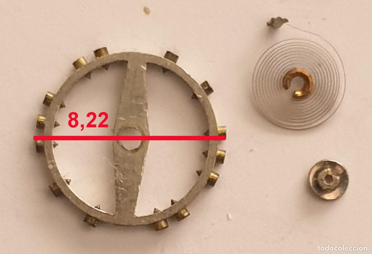 Recambios de relojes: VOLANTE RELOJ + RESORTE - FHF 5 1/4&uml; - 75 - X