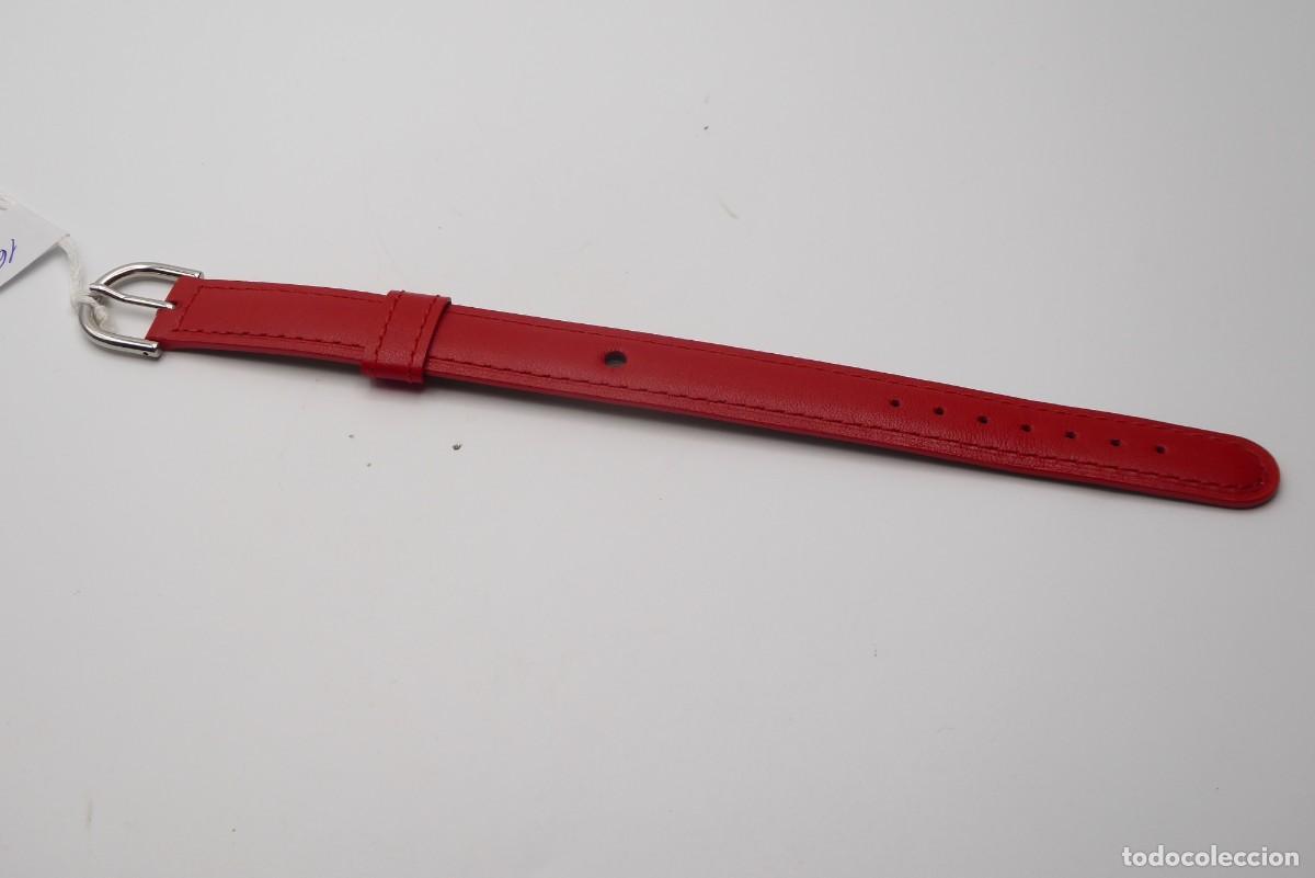 Recambios de relojes: Alain Silberstein red cow leather Strap 17mm