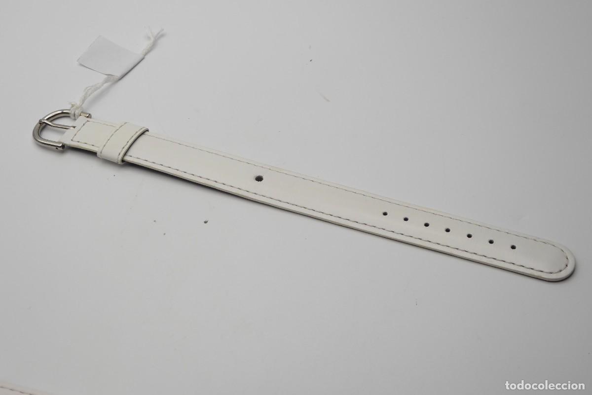 Recambios de relojes: Alain Silberstein white cow leather Strap 17mm