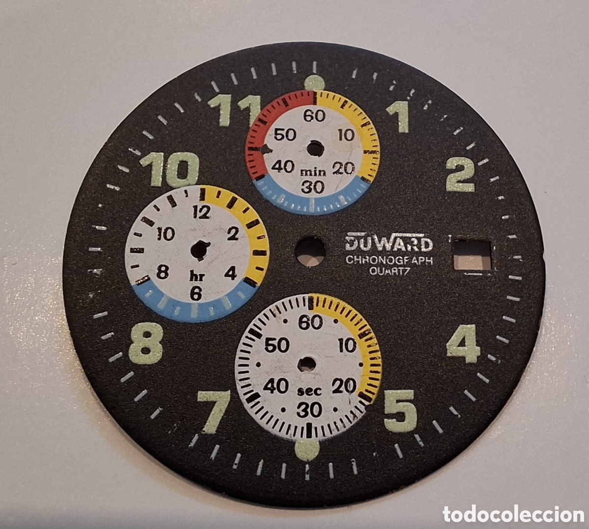Recambios de relojes: Esferas antiguas de reloj Duward - Foto 2
