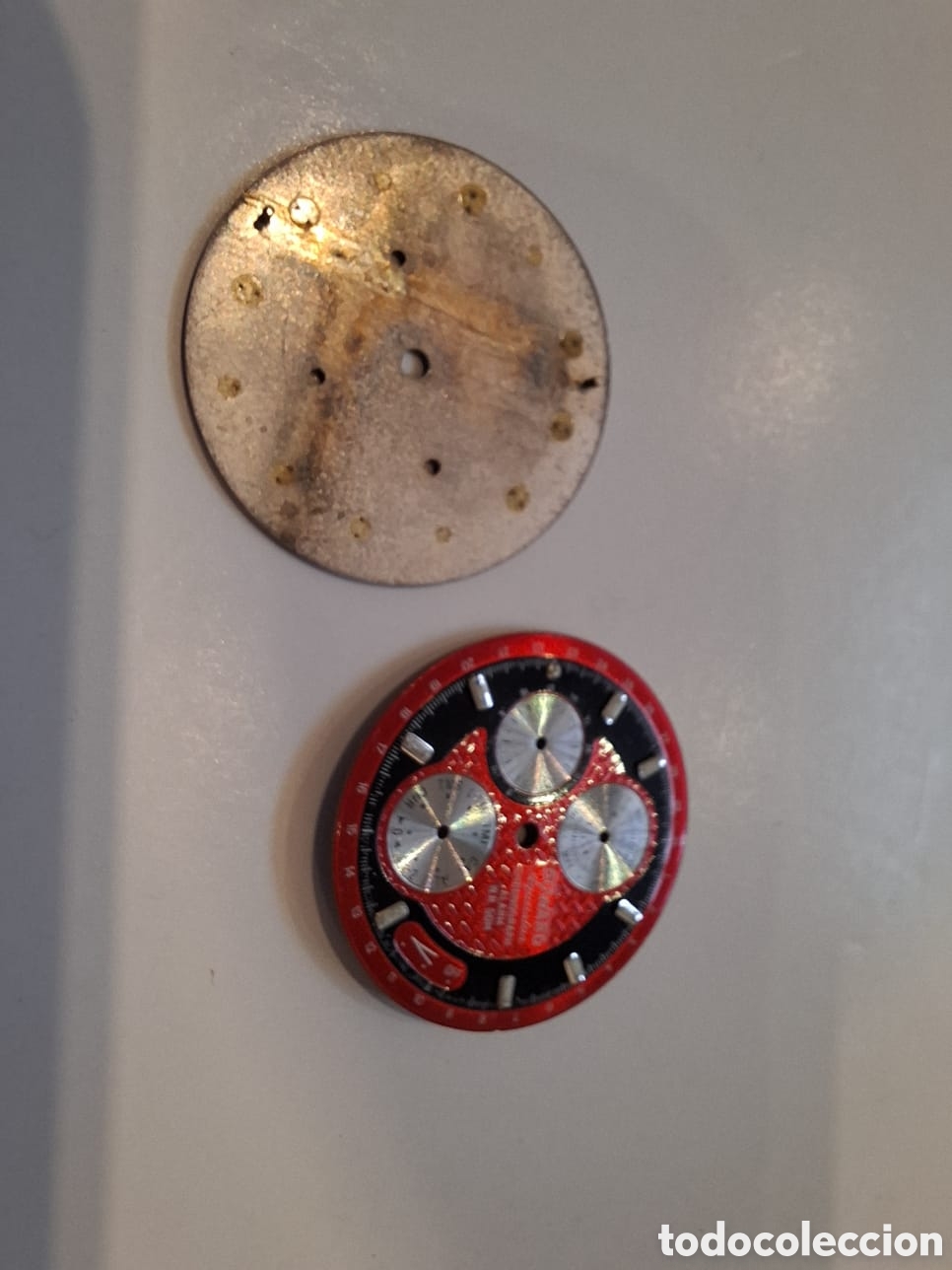 Recambios de relojes: Esferas antiguas de reloj Duward - Foto 4