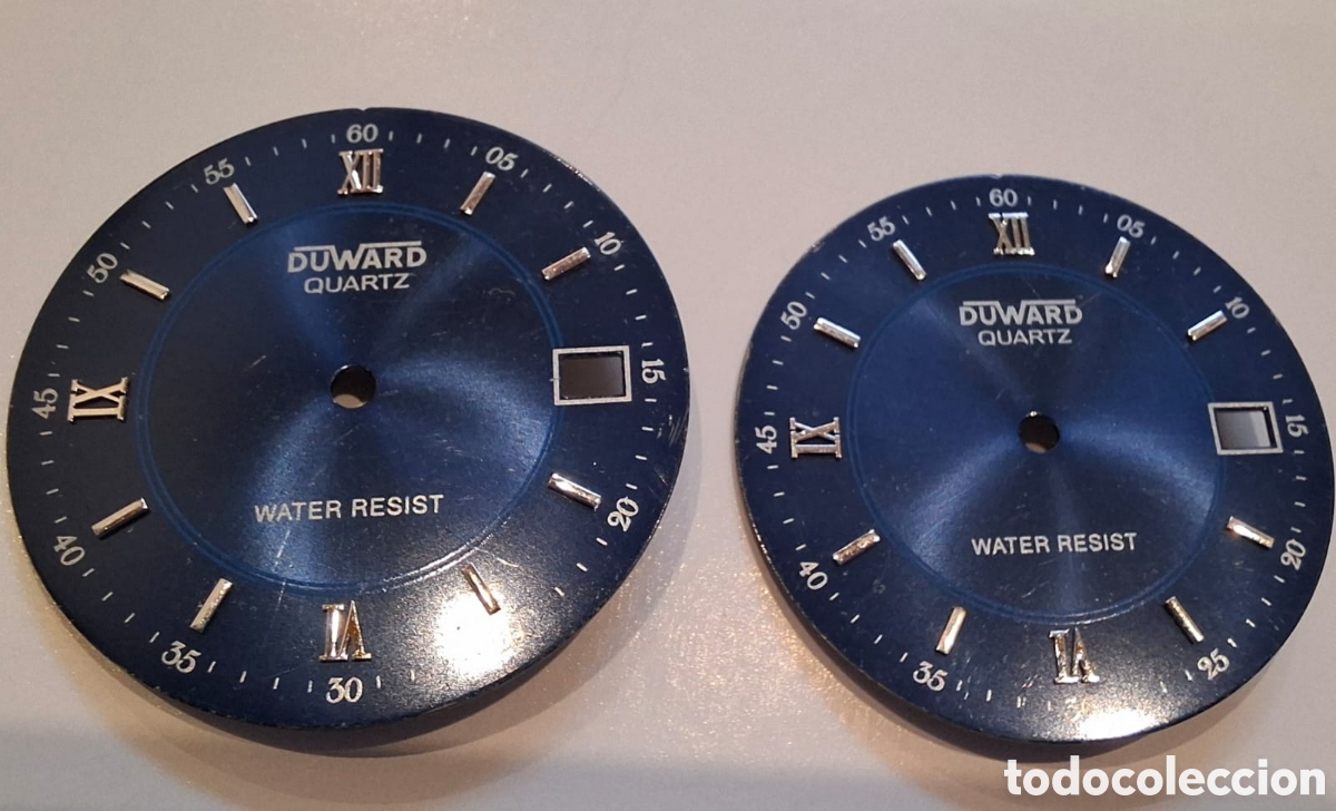 Recambios de relojes: Esferas antiguas de reloj Duward - Foto 6