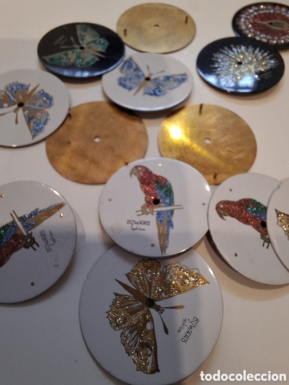 Recambios de relojes: Esferas antiguas de reloj Duward - Foto 7