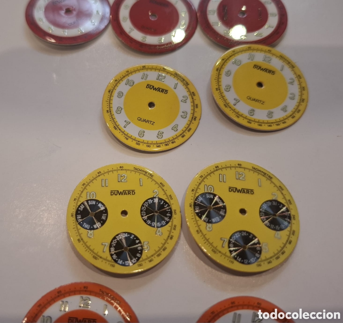 Recambios de relojes: Esferas antiguas de reloj Duward - Foto 9