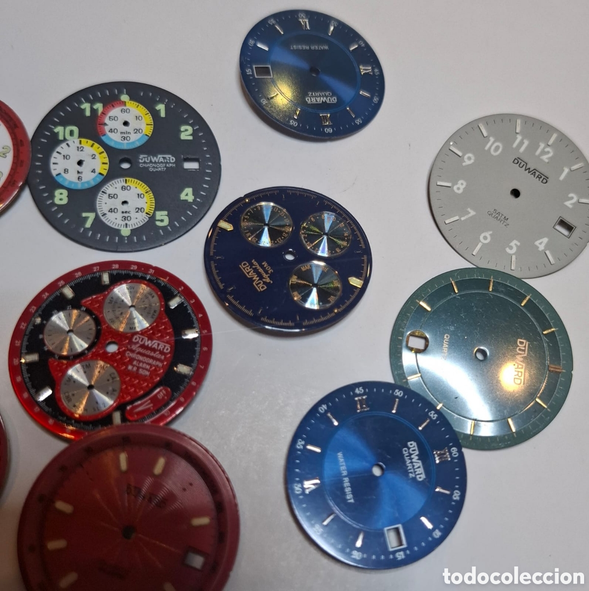 Recambios de relojes: Esferas antiguas de reloj Duward - Foto 10