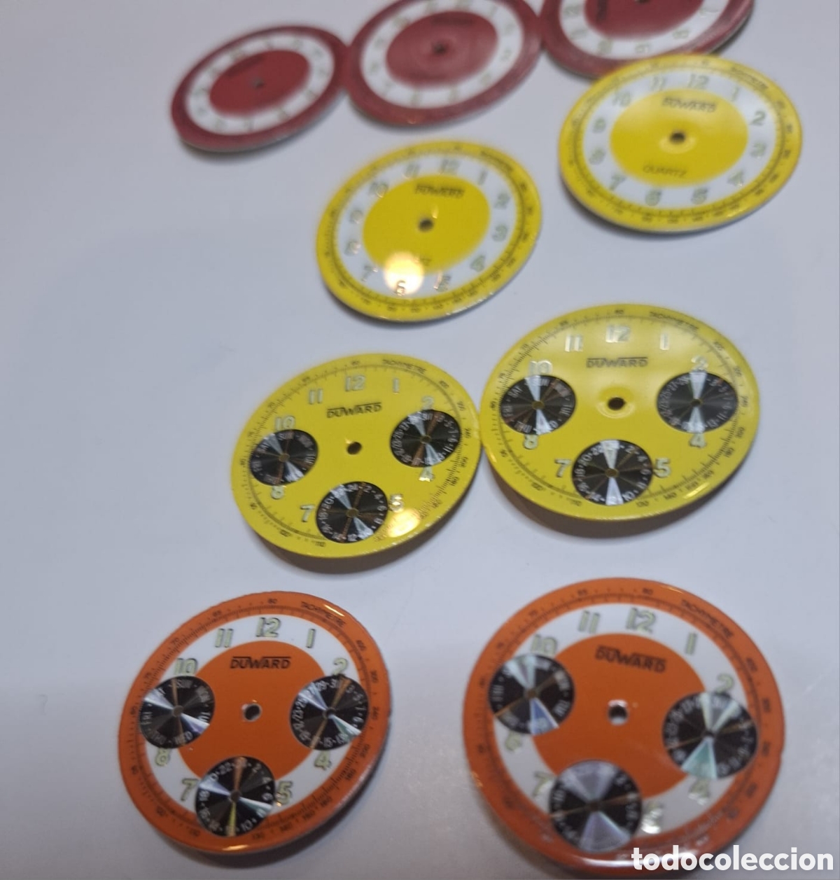 Recambios de relojes: Esferas antiguas de reloj Duward - Foto 12