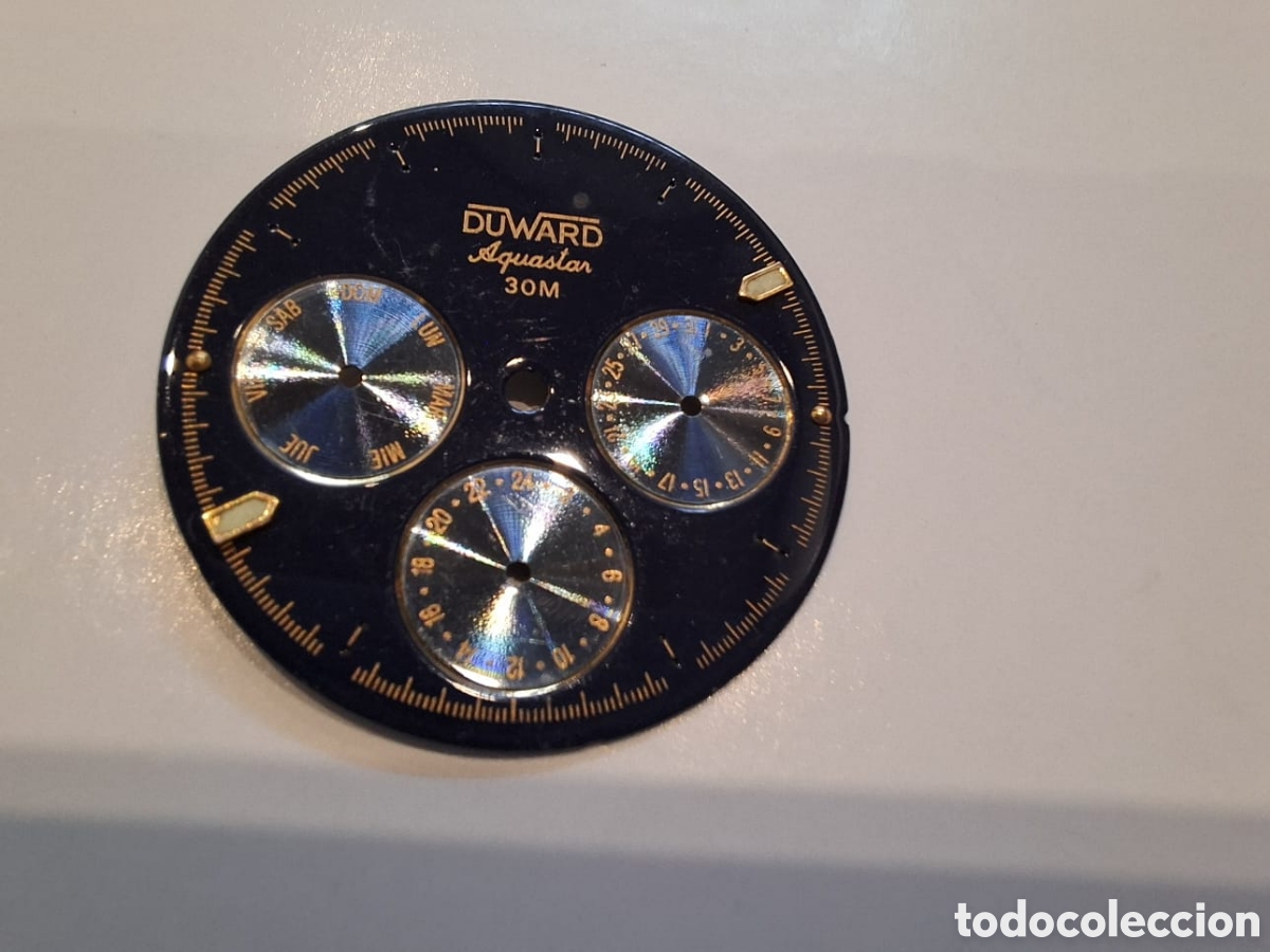 Recambios de relojes: Esferas antiguas de reloj Duward - Foto 17