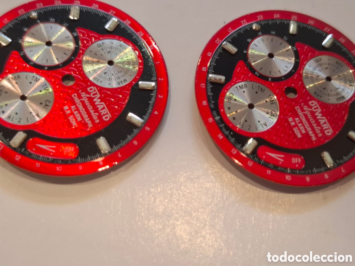 Recambios de relojes: Esferas antiguas de reloj Duward - Foto 21