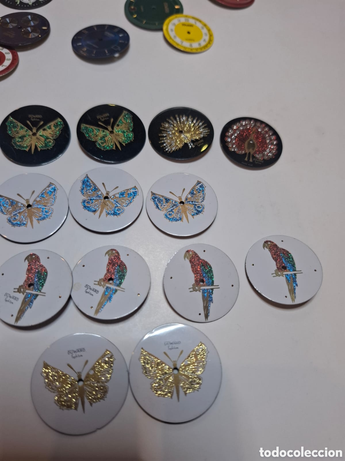 Recambios de relojes: Esferas antiguas de reloj Duward - Foto 1