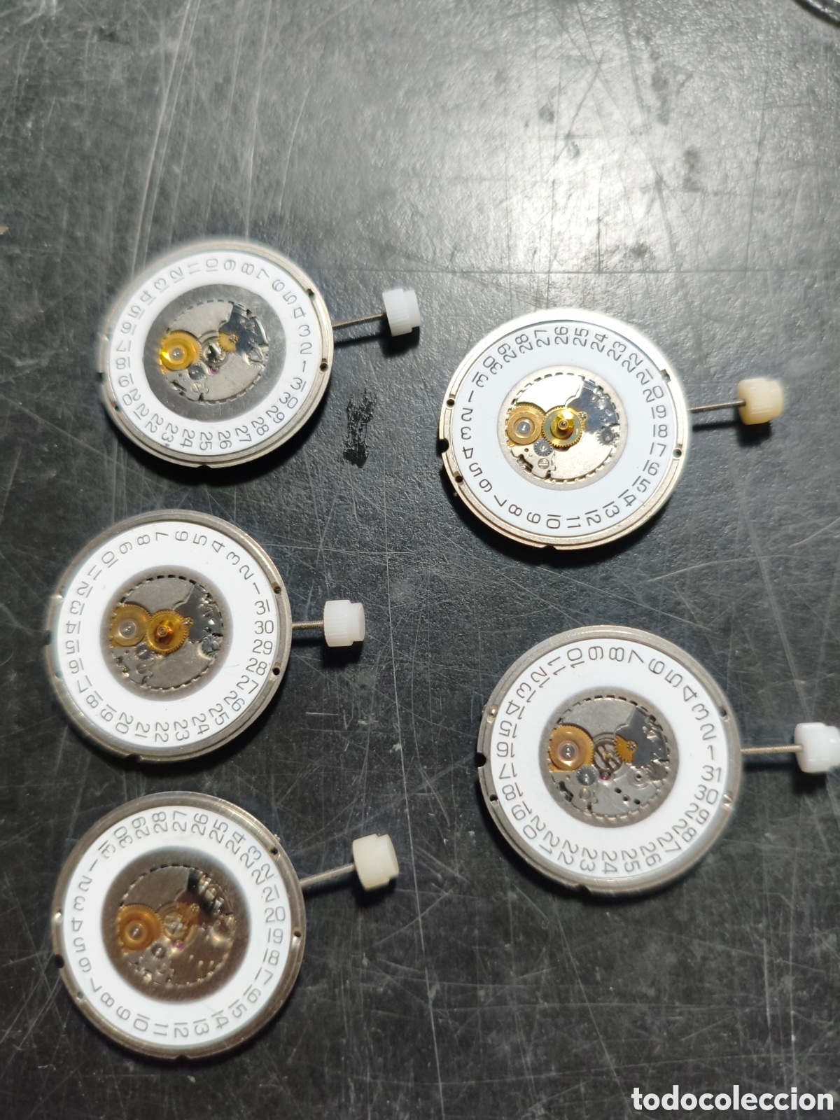Recambios de relojes: Lote 5 movimientos Eta Swiss made