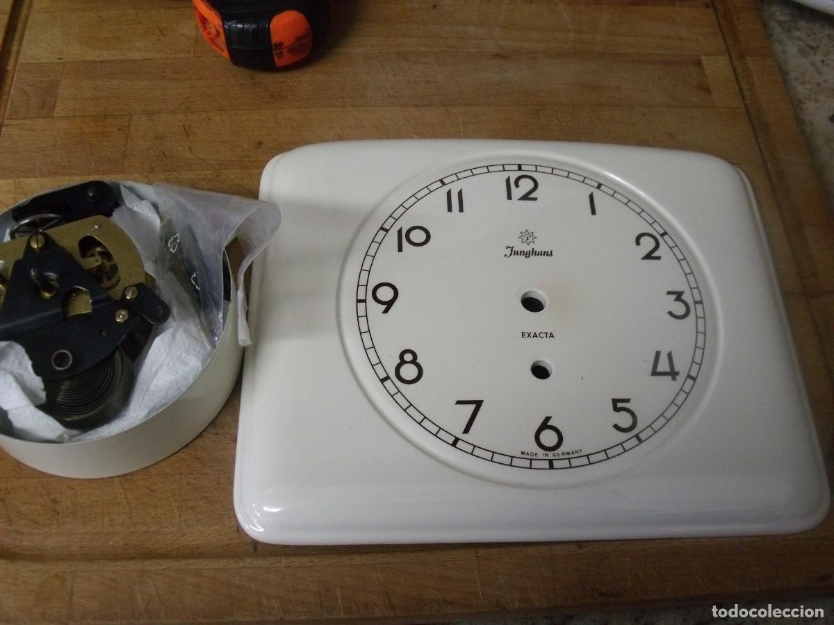Recambios de relojes: un reloj cocina en ceramica-porcelana-JUNGHANS EXACTA- a estrenar-lote 665