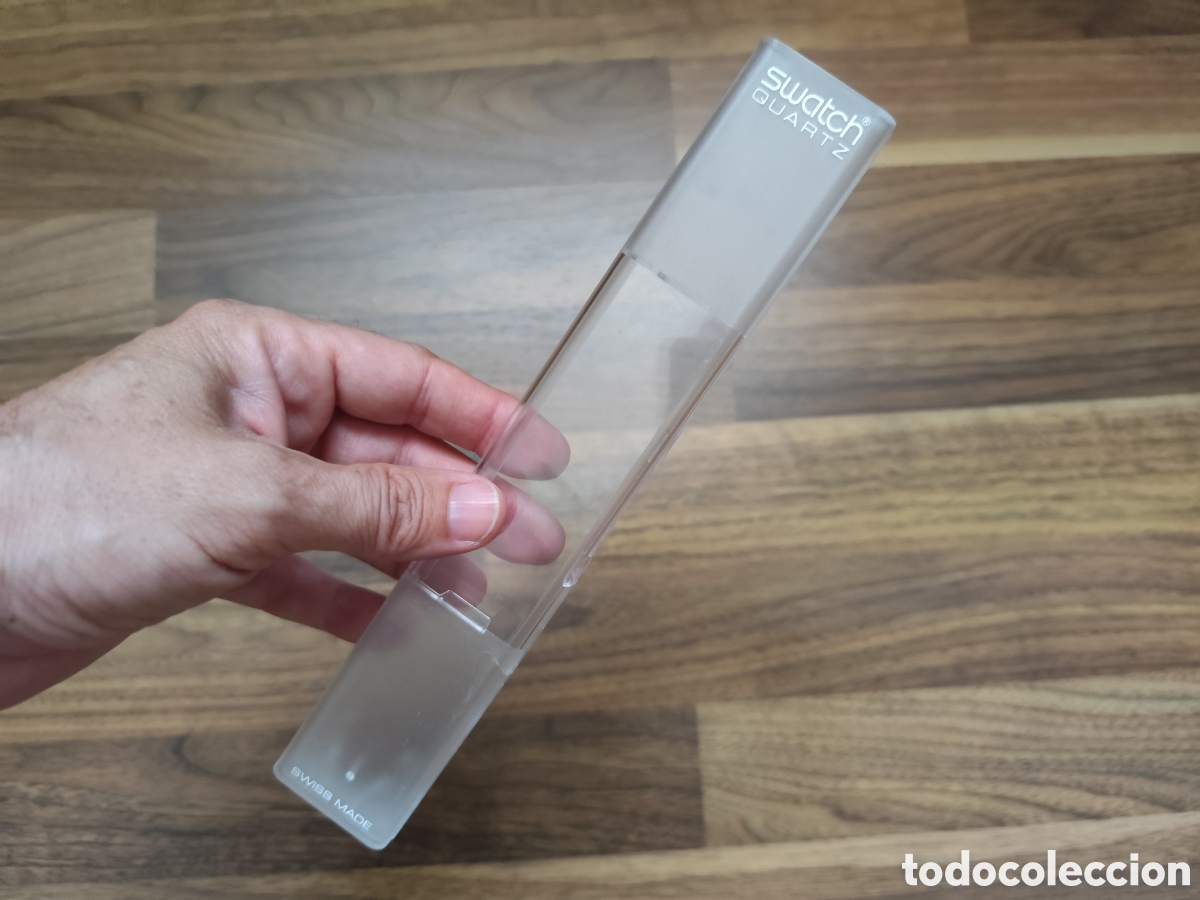 Recambios de relojes: Caja Vacia de Plastico para Reloj Swatch. A&ntilde;os 80