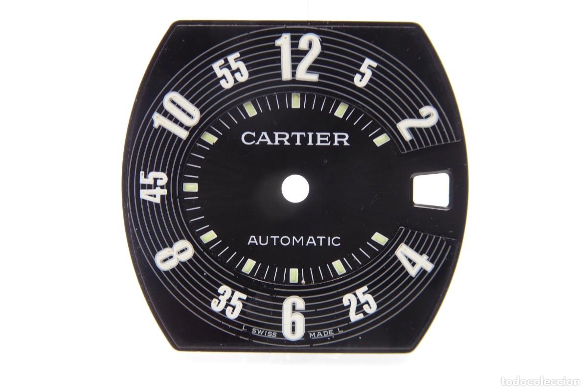 Recambios de relojes: Cartier Roadster black dial 2510
