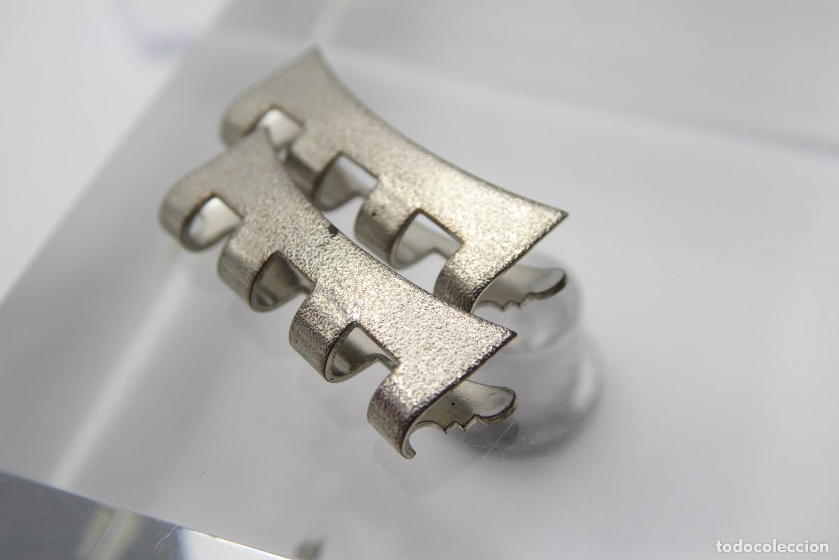 Recambios de relojes: Vintage end link jubilee sandy texture 17mm
