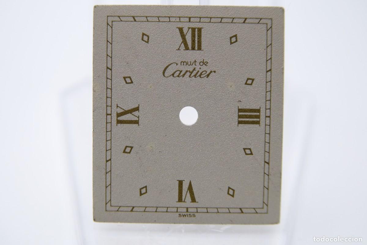 Recambios de relojes: Cartier must de cartier tank vintage cream dial