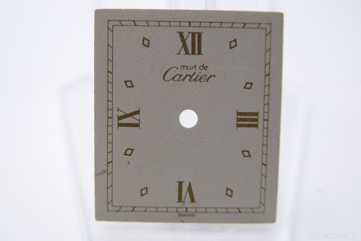 Recambios de relojes: Cartier must de cartier tank vintage beige dial