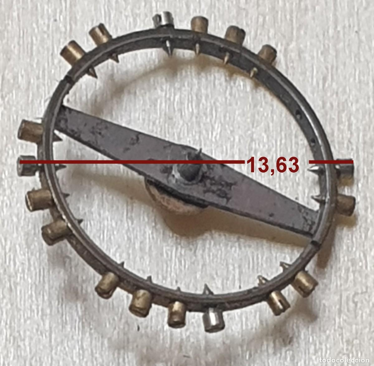 Recambios de relojes: Volante Compensado Completo 13,63 mm &ndash; Calibre Desconocido &ndash; X