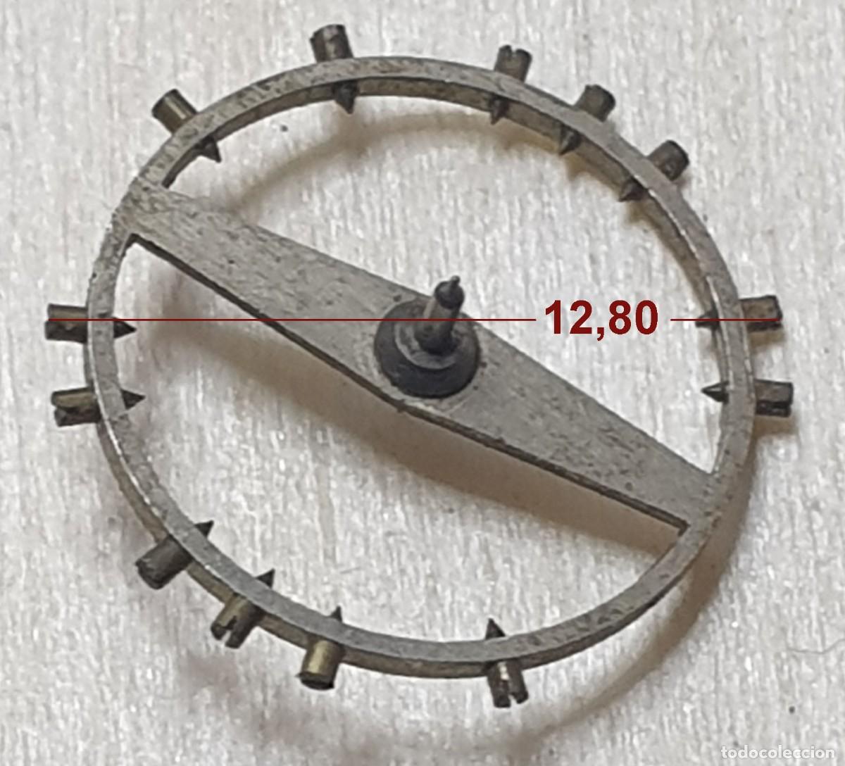 Recambios de relojes: Volante de Compensaci&oacute;n 12,80 mm con Eje &ndash; Calibre Desconocido &ndash; X