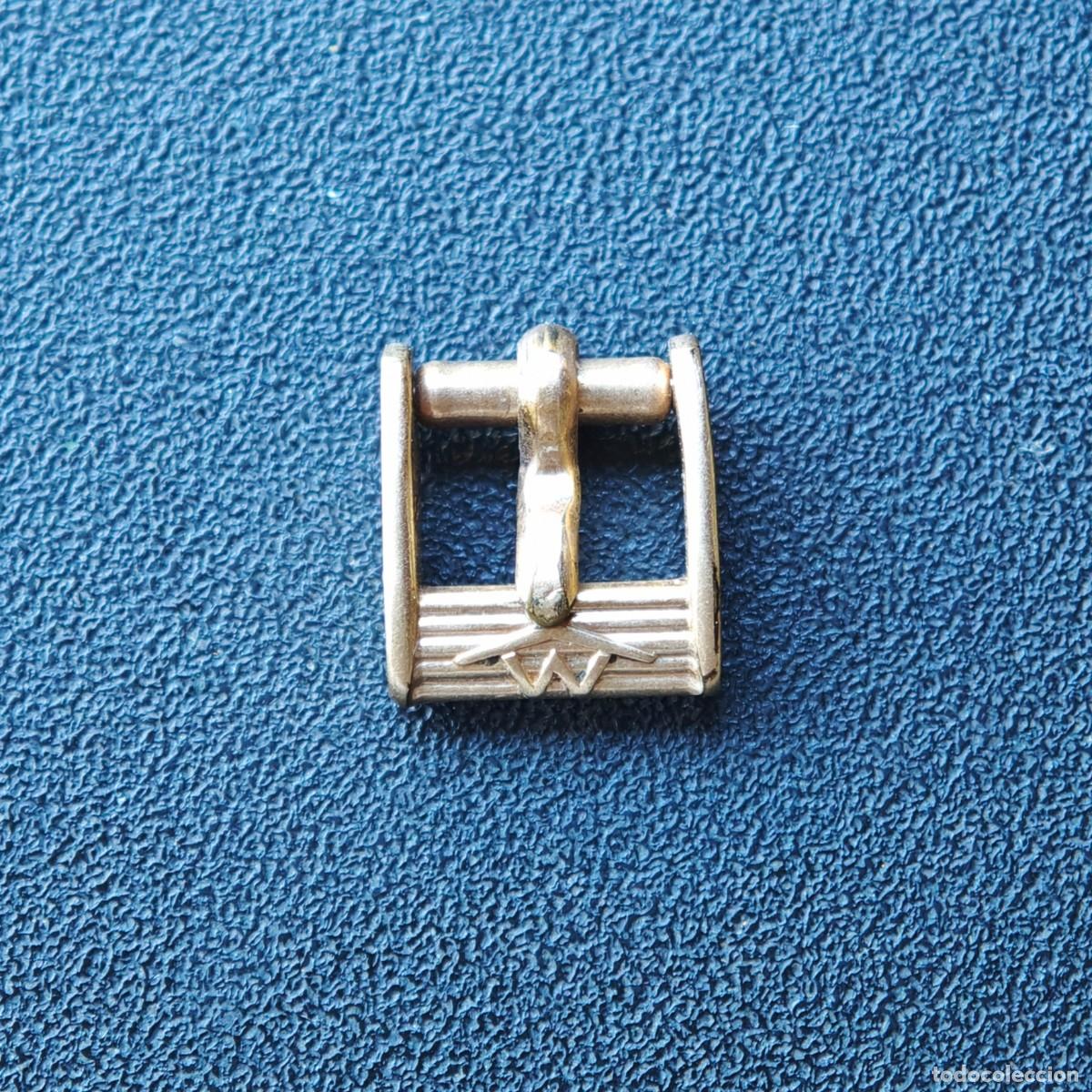 Recambios de relojes: MOVADO 7mm buckle vintage watch hebilla reloj montre fibbia orologio swiss
