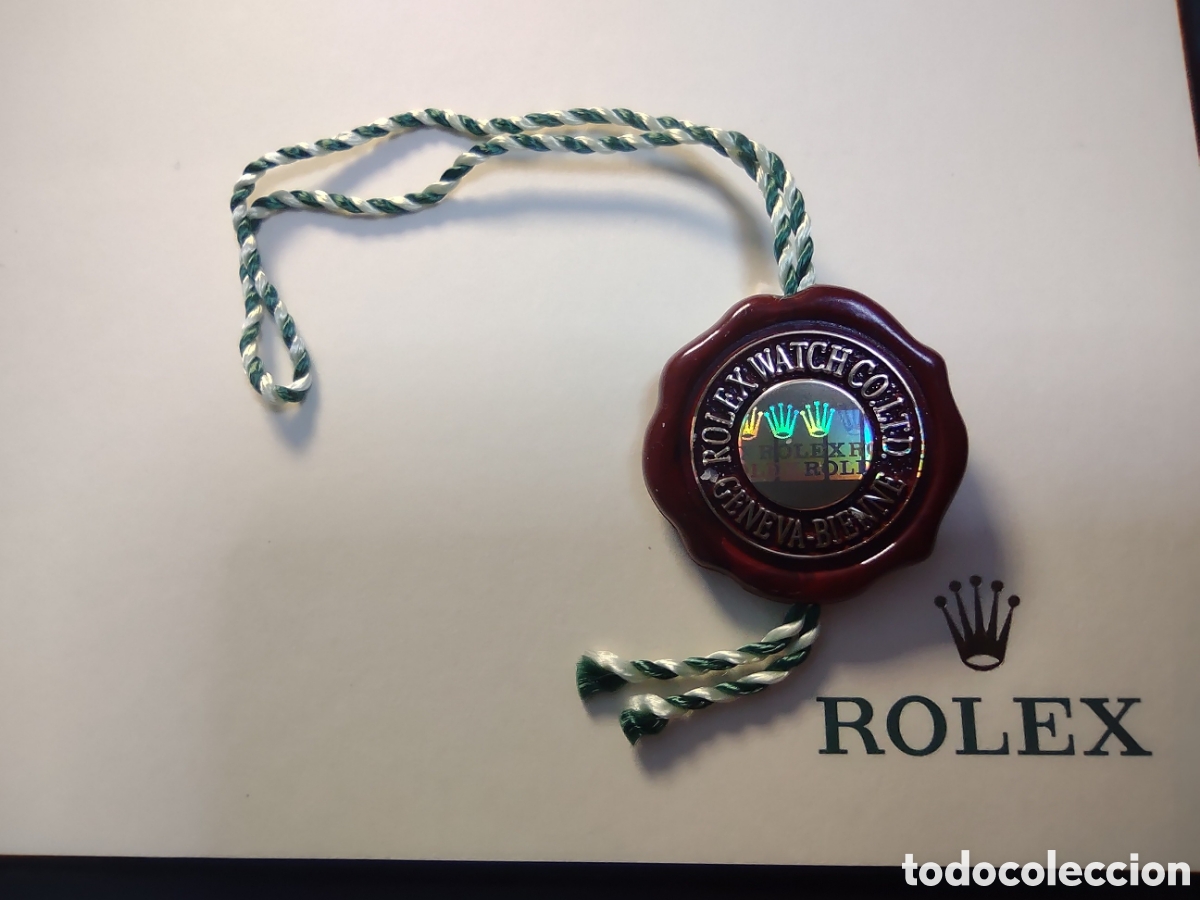 Recambios de relojes: Genuine Rolex Label Swiss Chronometer Certified