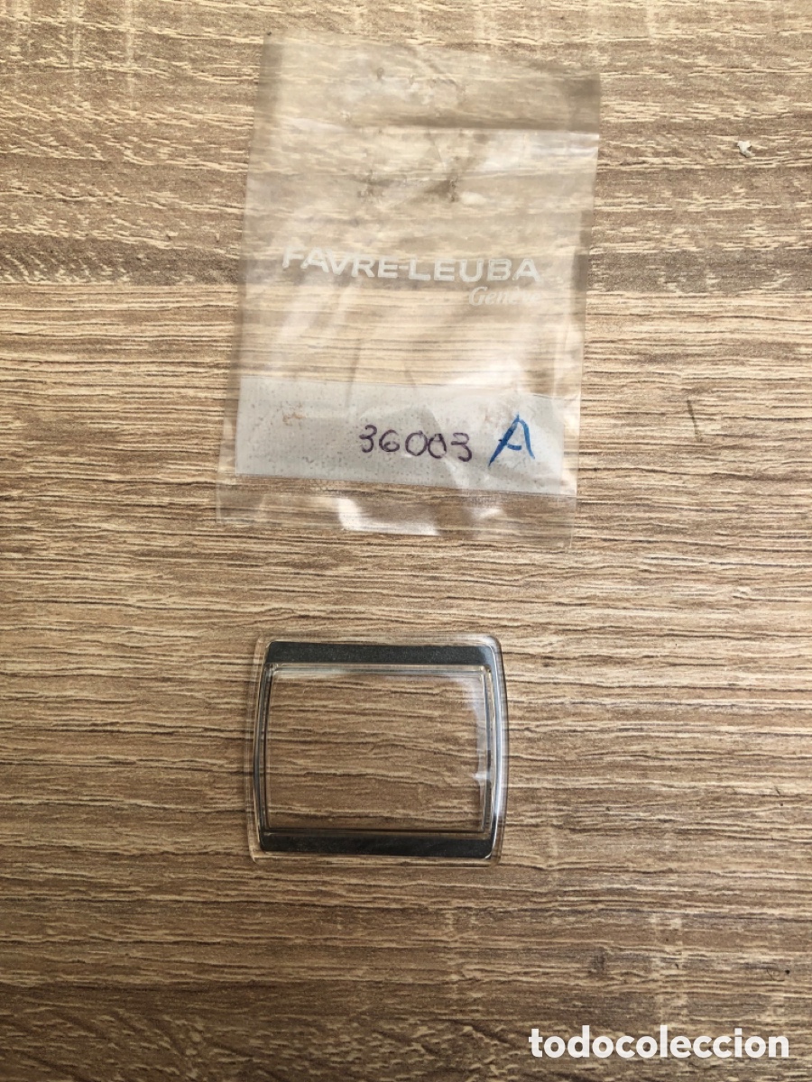 Recambios de relojes: Plexiglas Favre leuba a estrenar vintage con junta