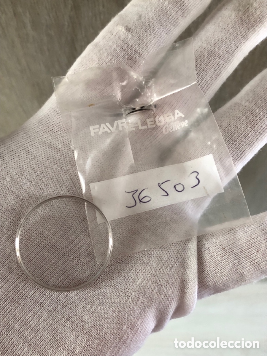 Recambios de relojes: Plexiglas reloj marca Favre leuba vintage a estrenar