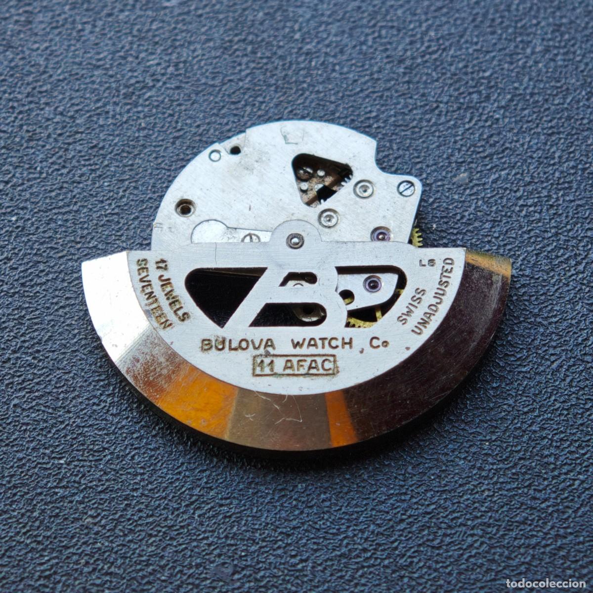 Recambios de relojes: BULOVA 11 AFAC rotor maquinaria reloj vintage automatic watch movement motre orologio