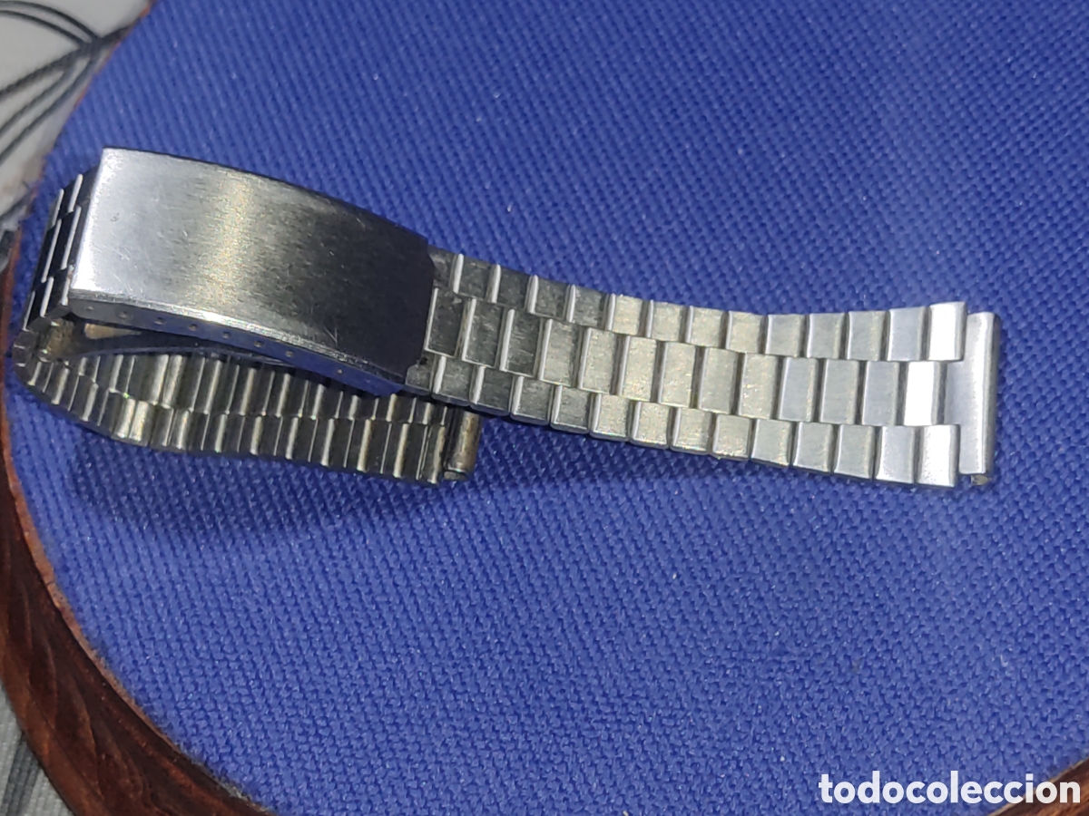 Recambios de relojes: Correa parra reloj de acero.Vintage.